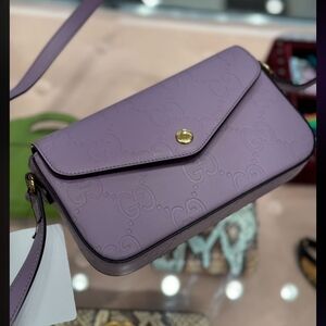 Gucci Lavender Shoulder Bag